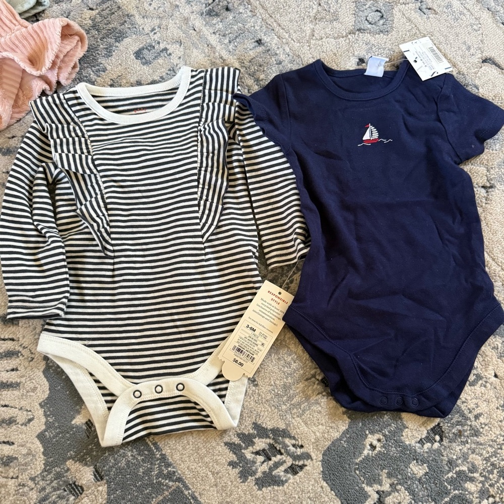 Janie&Jack/Gap/Brand Cute 3mo-9mo Girls Sets – 6 sets + accessories - Picture 8 of 8
